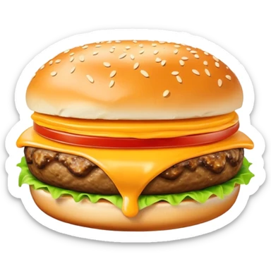 ricotta cheeseburger  sticker