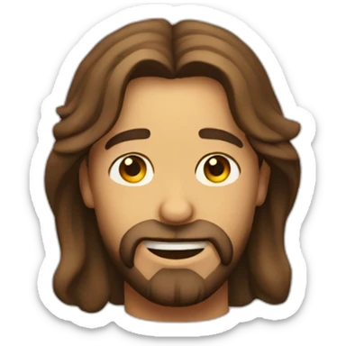 Jesus winking  sticker