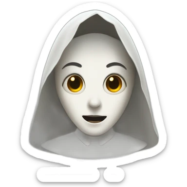 Ghost from the Nun sticker