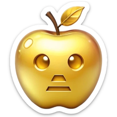 Minecraft golden apple sticker