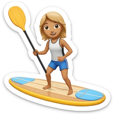 Persona bajo el sol jugando padel  sticker