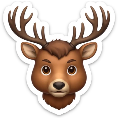 deer full  sticker