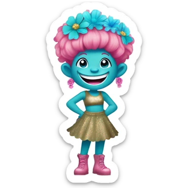 Poppy from Trolls sticker