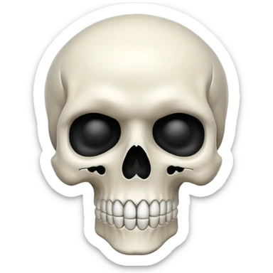 skull emoji use in whatsapp or instagram sticker