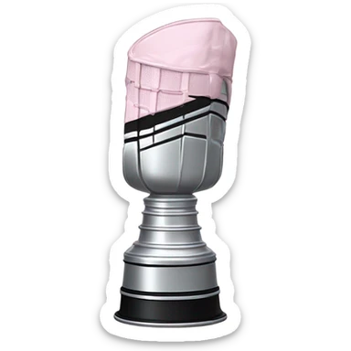Stanley cup style metal baby pink sticker