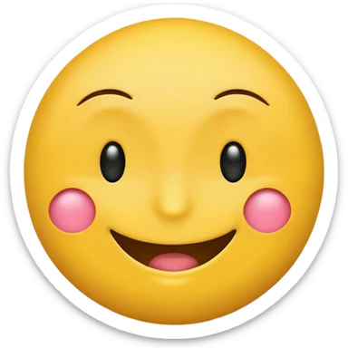 Emoji, smiley face with 1 eye closed sticker