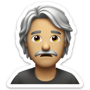 I'm fed up, I'm terribly tired sticker