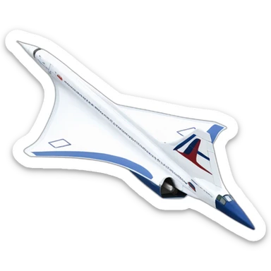 Concorde plane sticker