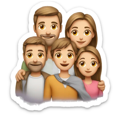 european family sticker