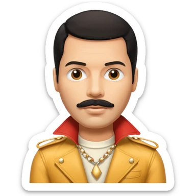 
Freddie Mercury in 70s sticker
