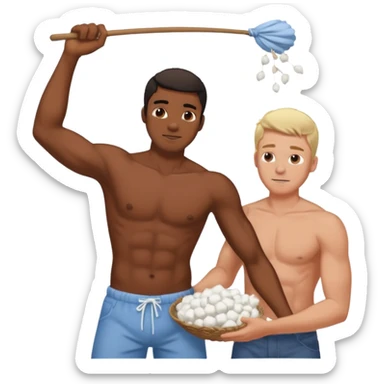 slave getting whipped by owner while picking cotton sticker