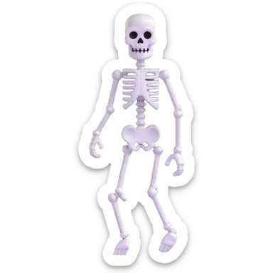Minecraft skeleton sticker