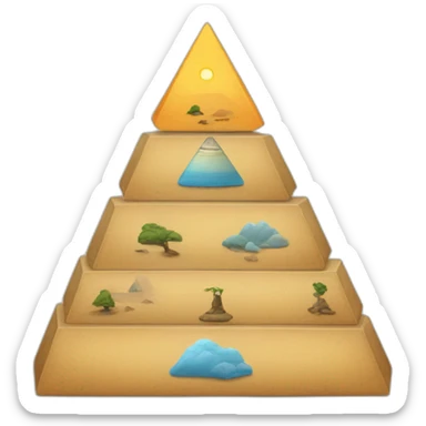 maslow pyramid sticker