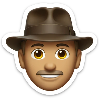 Indiana jones sticker