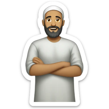 bearded-muslim-man sticker