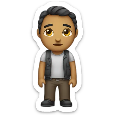 i'm sad that i need to work sticker