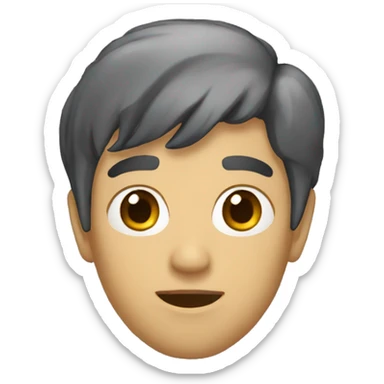 Persona sorprendida sticker