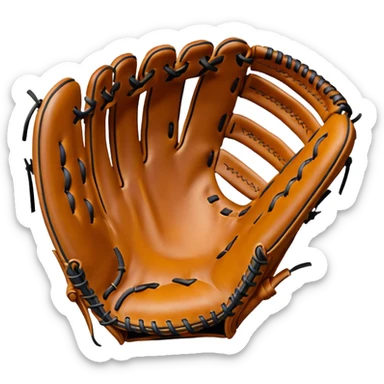 Softball glove sticker