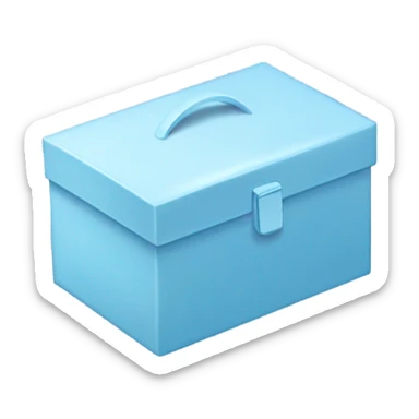 Light blue sky earphones box  sticker