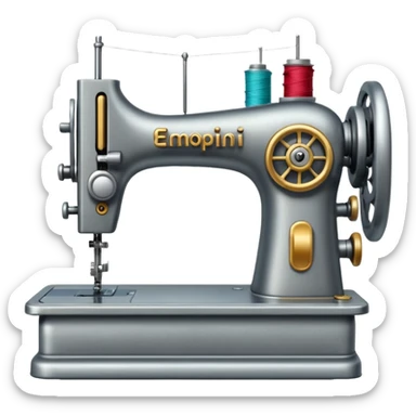 sewing machine sticker