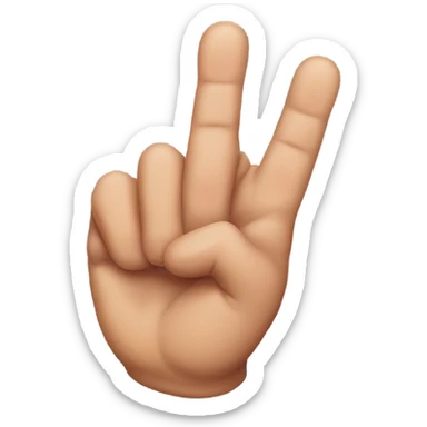 Wrinkly finger sticker