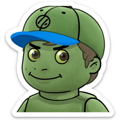 A boy named Ivan who loves to build with LEGO sticker