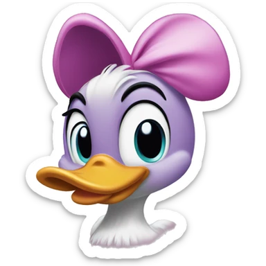 daisy duck sticker