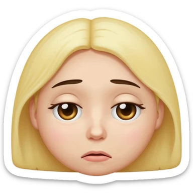 Ojeras emoji sticker