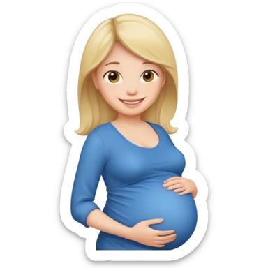 pregnant women sticker