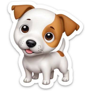 jack russel dog  sticker