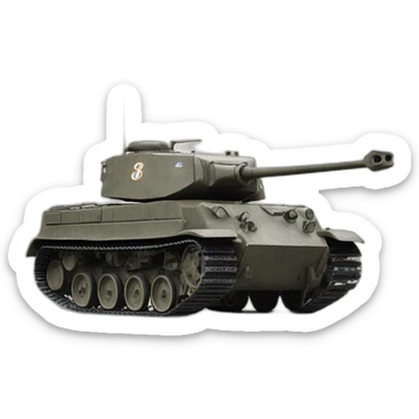 38 cm RW61 auf Sturmmörser Tiger sticker