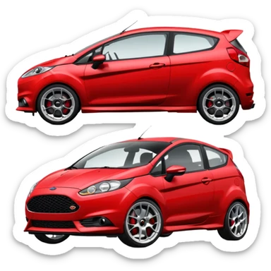 Ford fiesta st150 red sticker