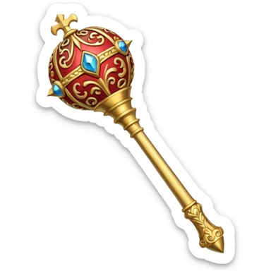 Hetman's mace sticker