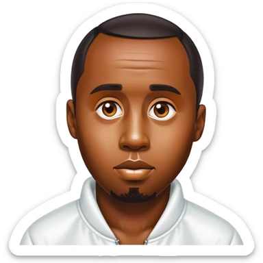 P Diddy with shiny baby oil sticker