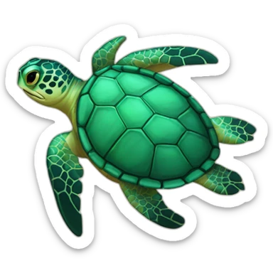 Sea turtle sticker