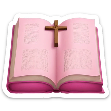 Pink Bible  sticker