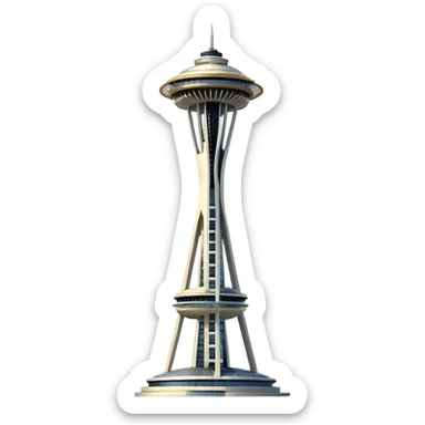 Space needle sticker