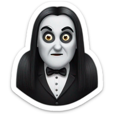 Addams Family sticker