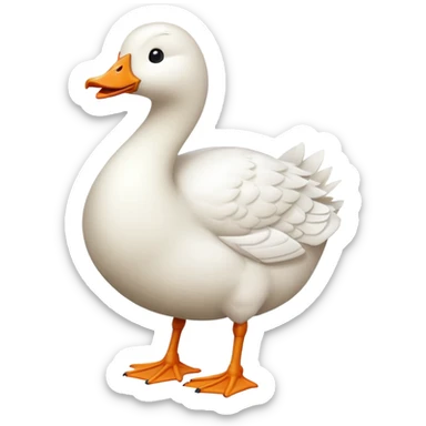 silly goose sticker