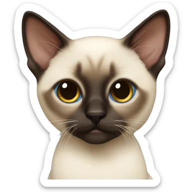 Siamese kitten  sticker