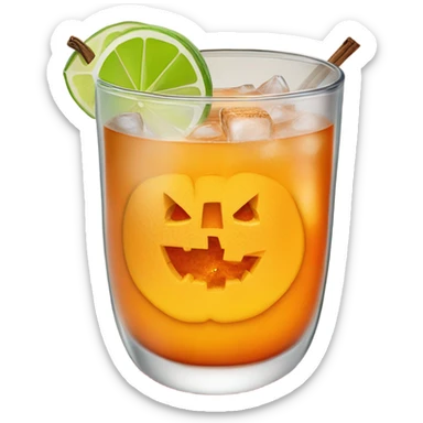 Pumpkin mule drink sticker