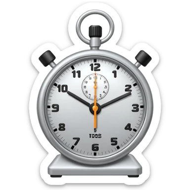 timer stop clock analogg sticker