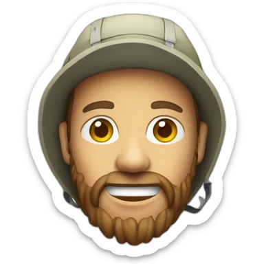 a whit hiker sticker