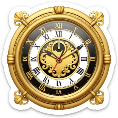 clock sticker