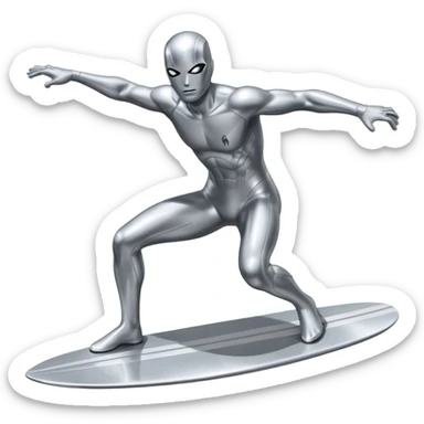 Silver Surfer sticker
