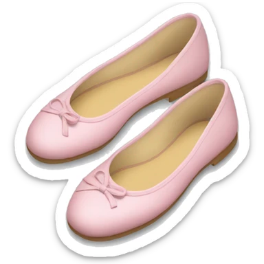 Channel ballet flats sticker