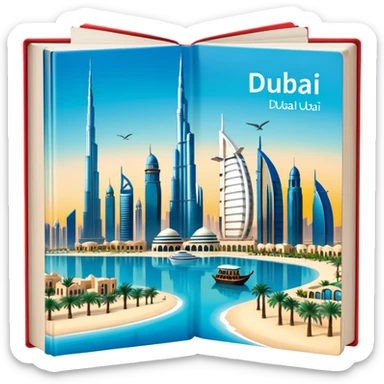 guide to traveling to Dubai sticker