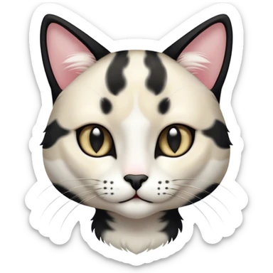 A slender Jianzhou cat sticker