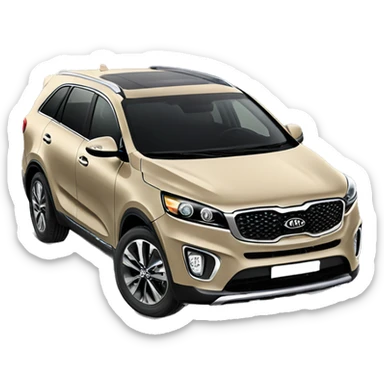 Kia Sorento beige  sticker