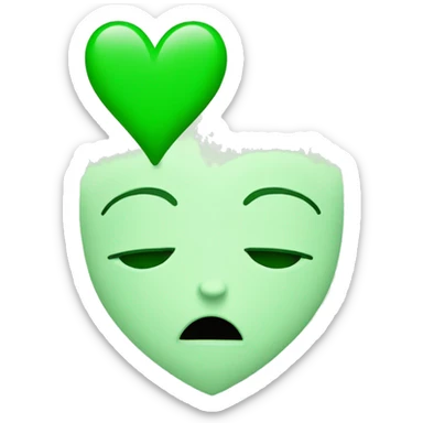 green heart sticker